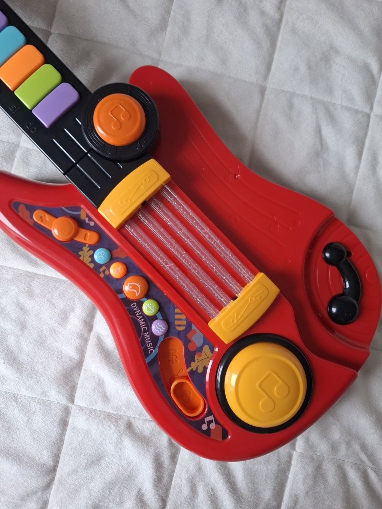Interaktywna zabawkowa gitara dla dzieci