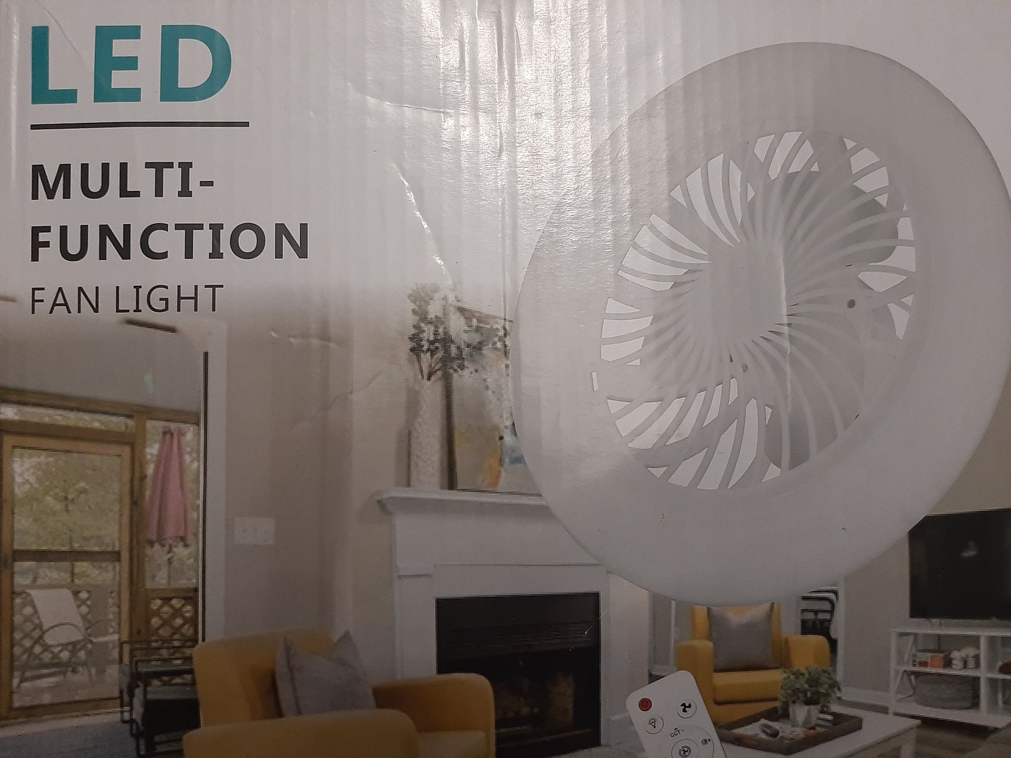 Fan light- ventoinha com luz led