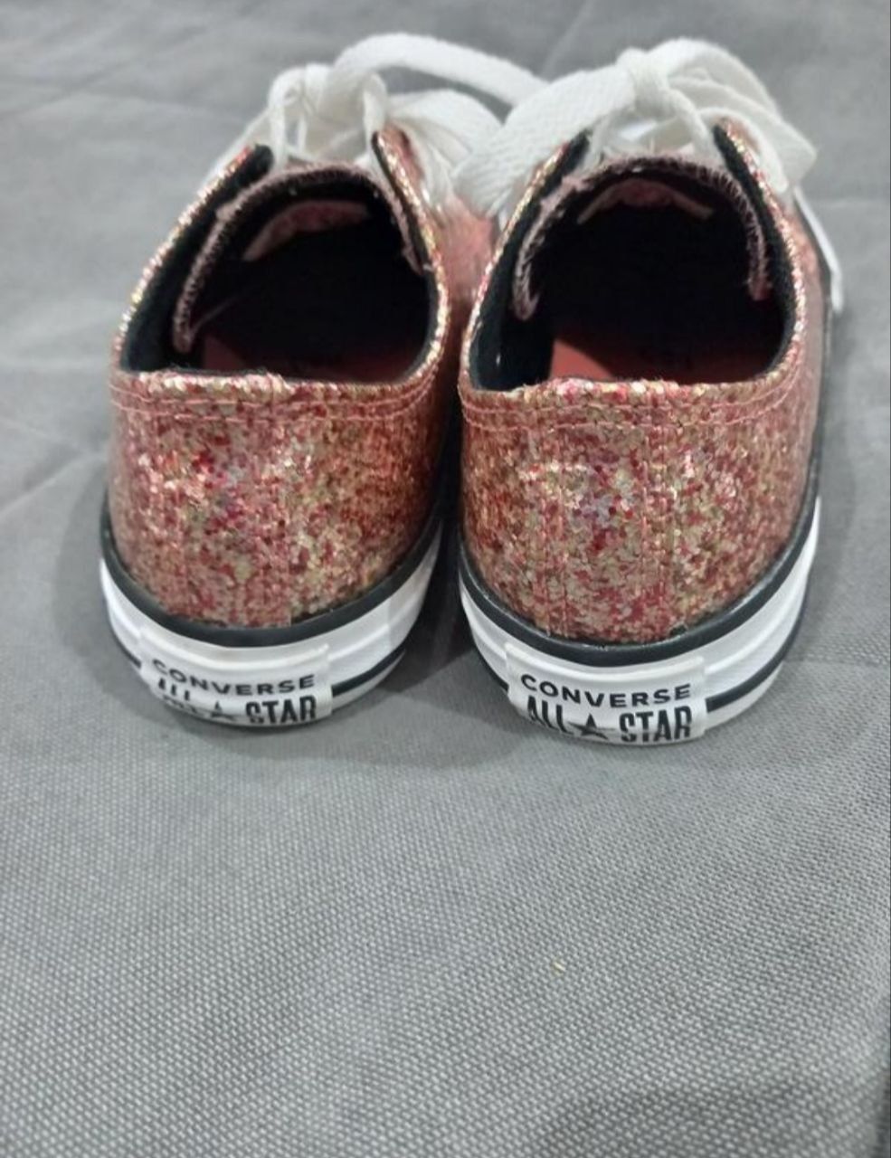 Кеди на дівчинку з блискітками Converse
