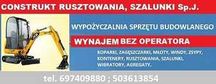 Wynajem Koparki Minikoparki Ładowarki Koparka Mini koparka