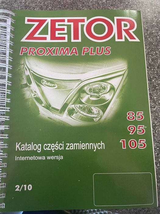 Katalog części Zetor Proxima Plus 85 do 105