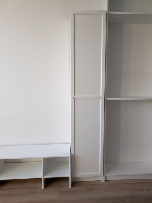IKEA Oxberg - białe drzwi do regału Billy 192x40 cm (pełne)