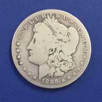 U.S.A. - MORGAN DOLLAR 1886-O, prata