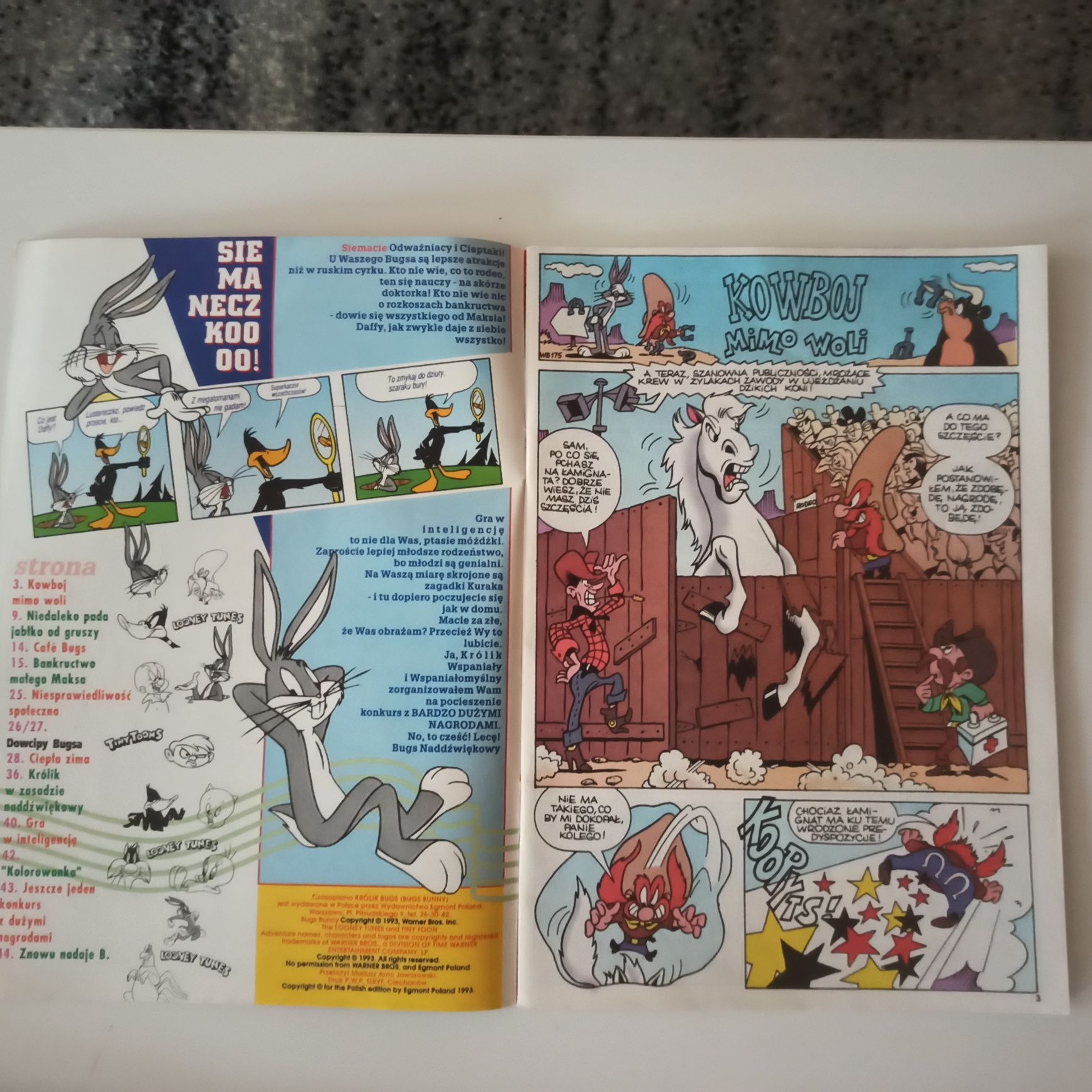 Komiks Królik Bugs 12/1993