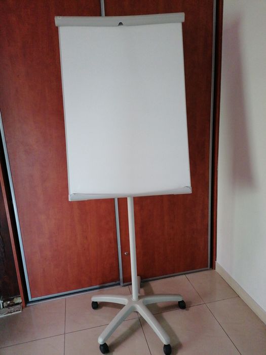 Flipchart Tablica suchościeralna magnetyczna do prezentacji na nodze
