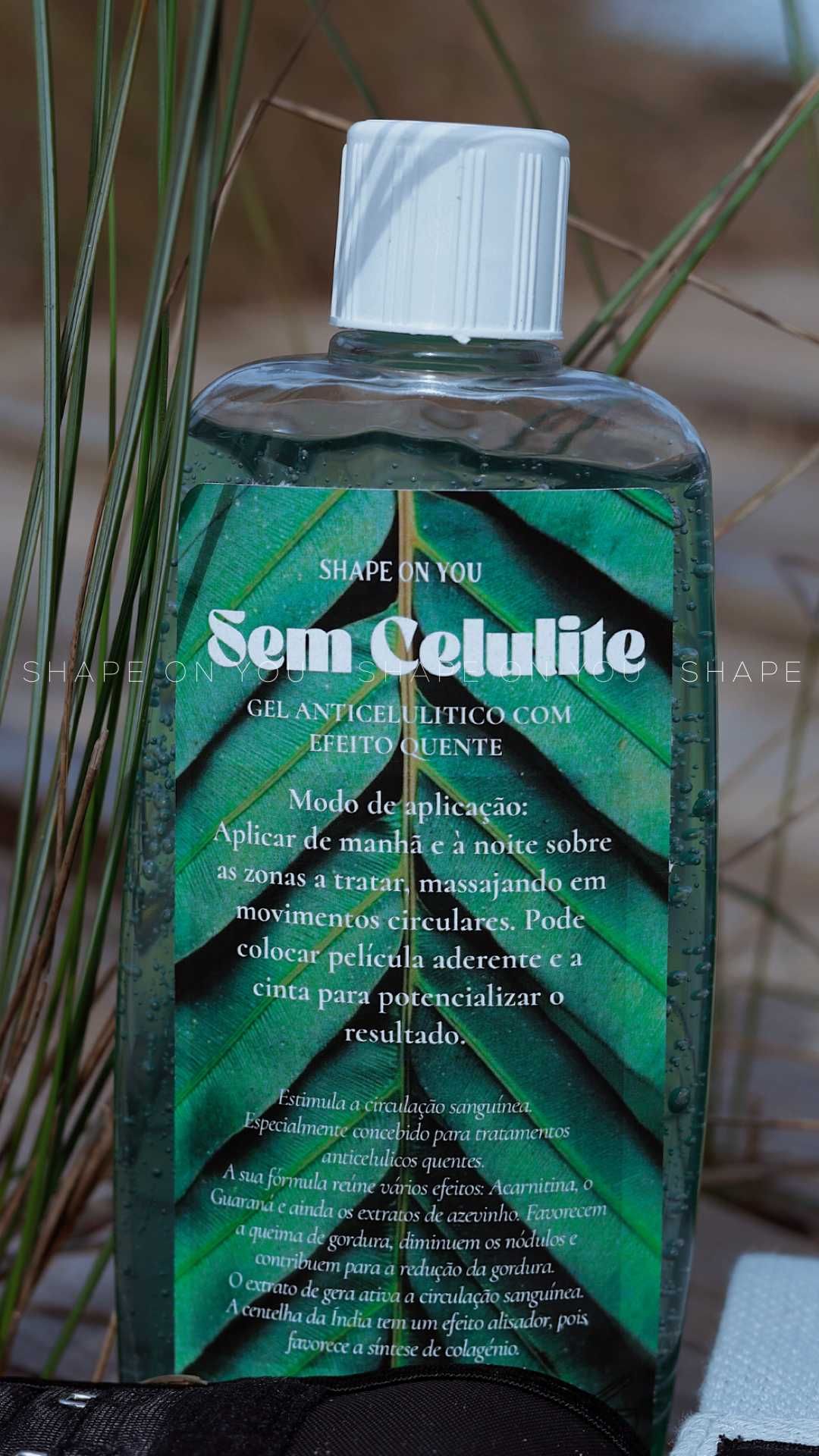 Cinta Modeladora Shape com Gel Redutor (Conjunto ou Separado)