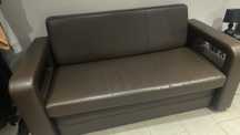 Sofa rozkładana eko skóra