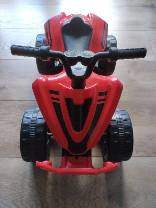 Quad Little Monster na akumulator dla najmłodszych Czerwony Napęd 25W
