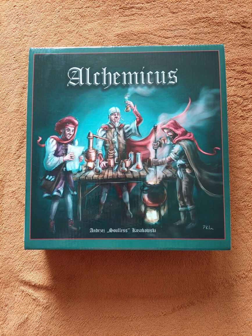 Alchemicus - gra planszowa - rozpakowana
