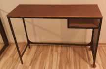 IKEA FJALLBO Stolik biurko na laptop czarny 100x36 cm