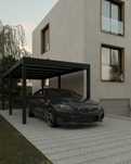 Wiata Samochodowa CARPORT jednostanowiskowy Aluminium Garaż