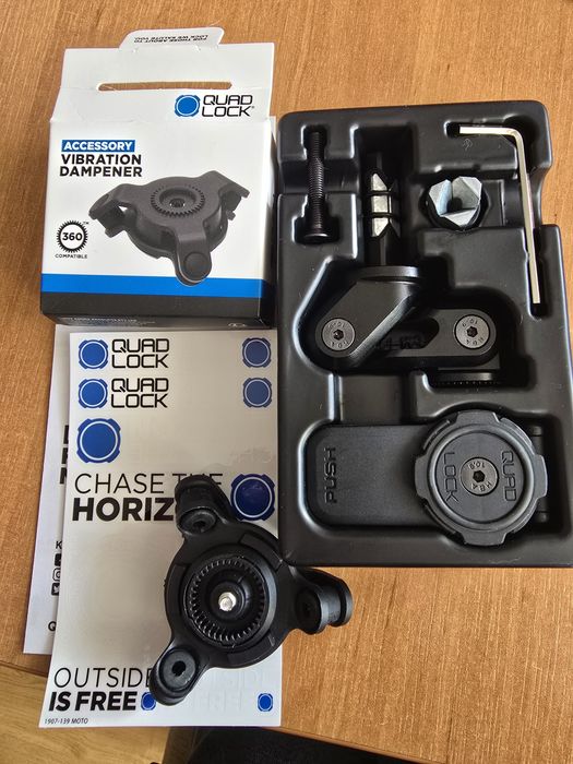 Uchwyt motocyklowy Quad Lock Mount Pro + Nakładka Antywibracyjna