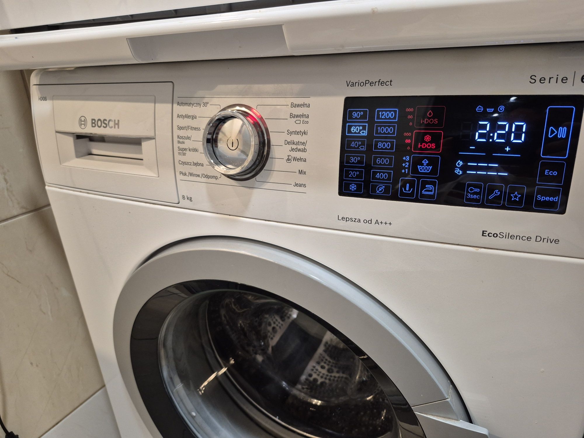Pralka Bosch serie 6 i-dos Eco silence Drive