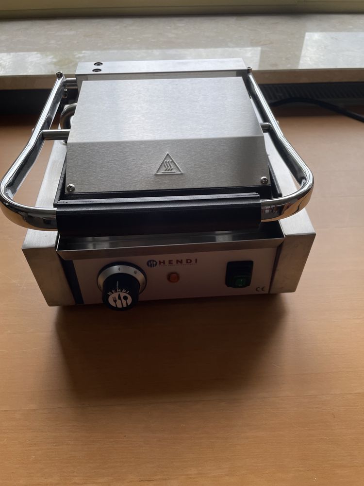 Grill kontaktowy pojedynczy – ryflowany
