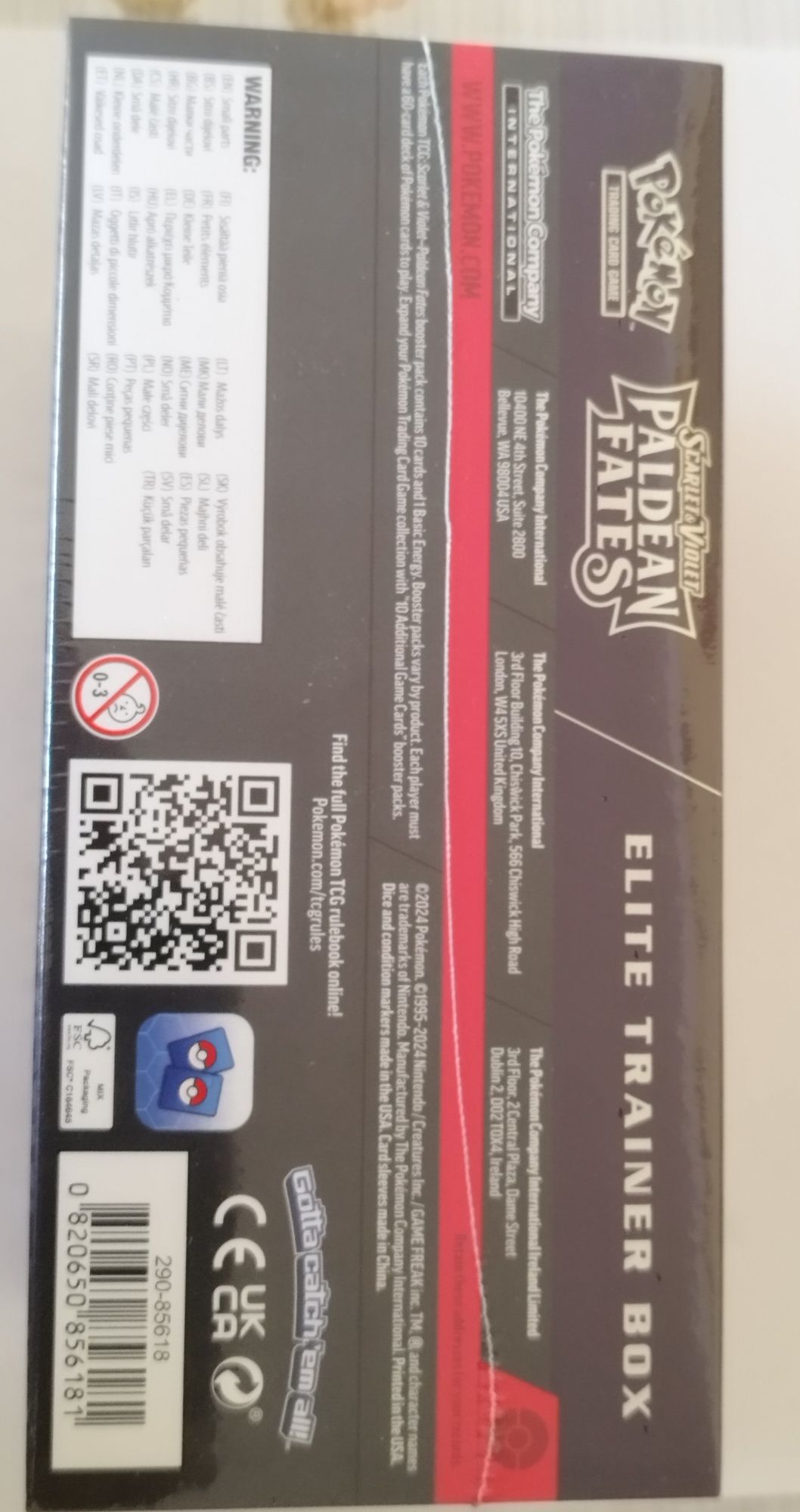 Pokemon TCG Paldean Fates Elite Trainer Box