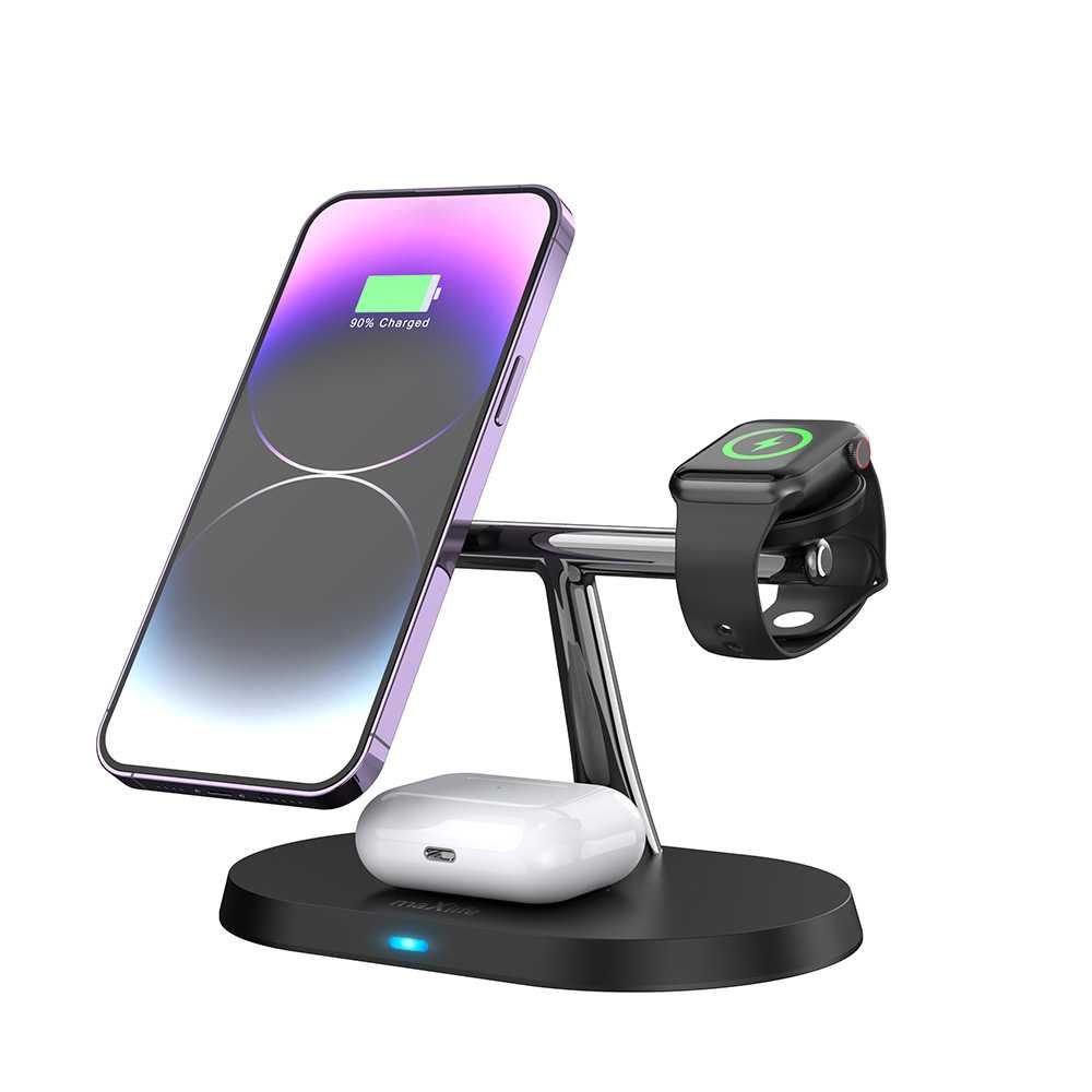Ładowarka Bezprzewodowa 3w1 Maxlife 15W MagSafe