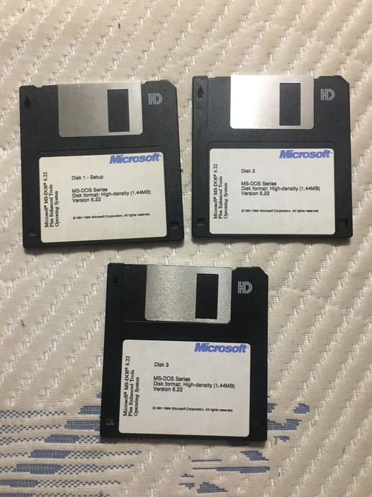 MS-Dos 6.22. Windows 3.1