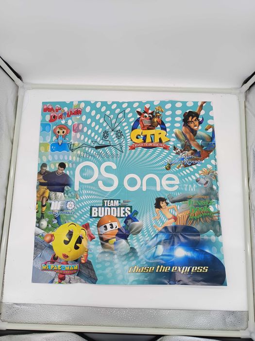 Konsola Sony PSone + Karton + Plakat