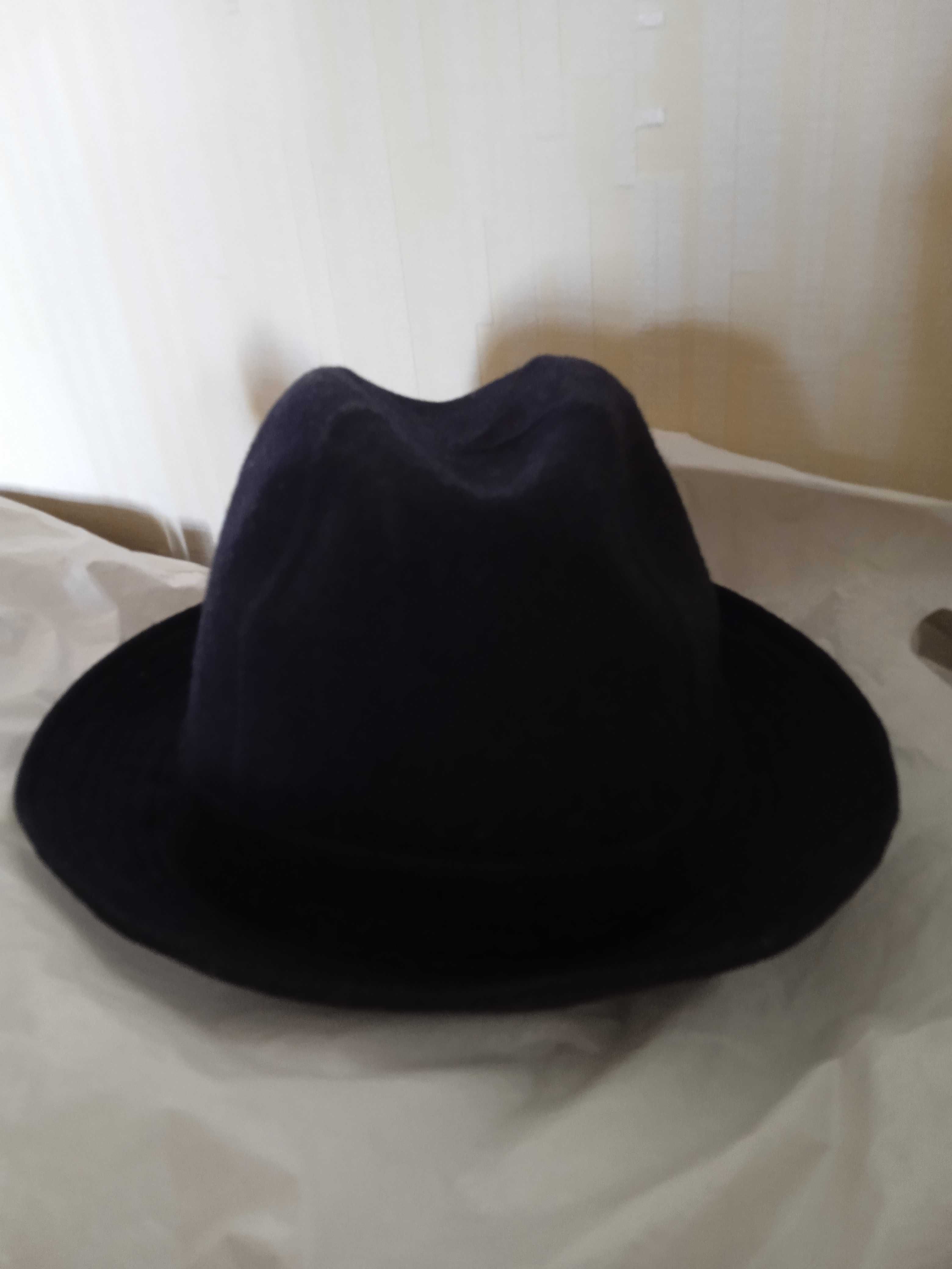 Шляпа мужская фетровая, размер 61