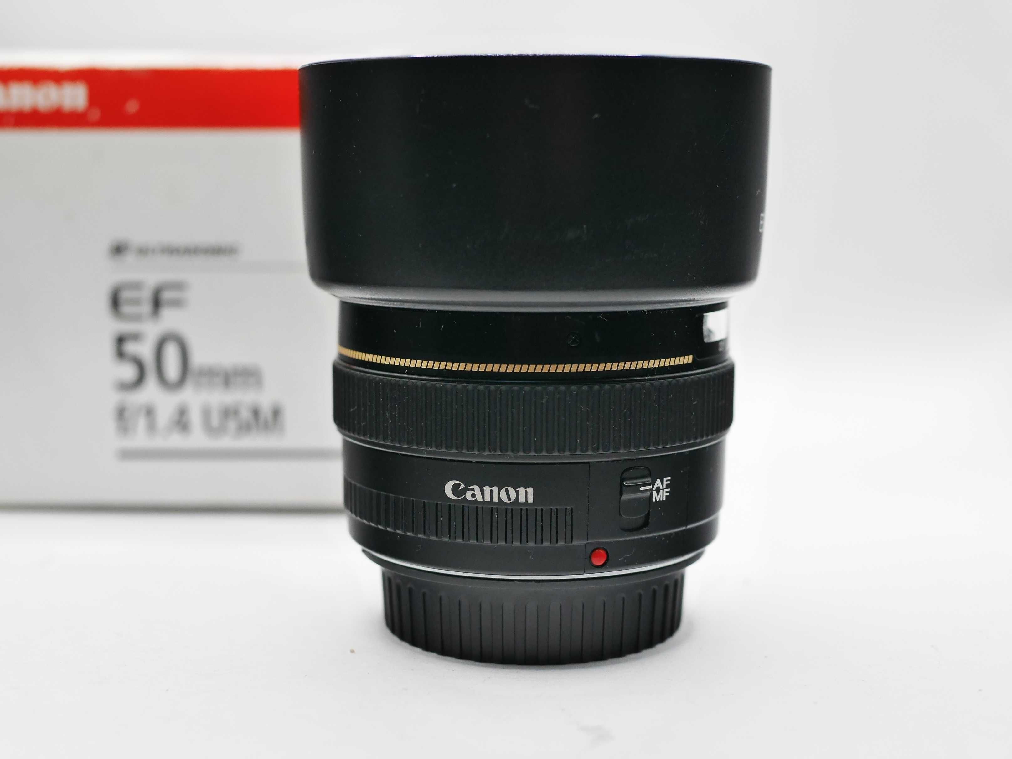 Canon EF 50 mm f 1,4 Ultrasonic EF-S Hoya HMC UV gratis