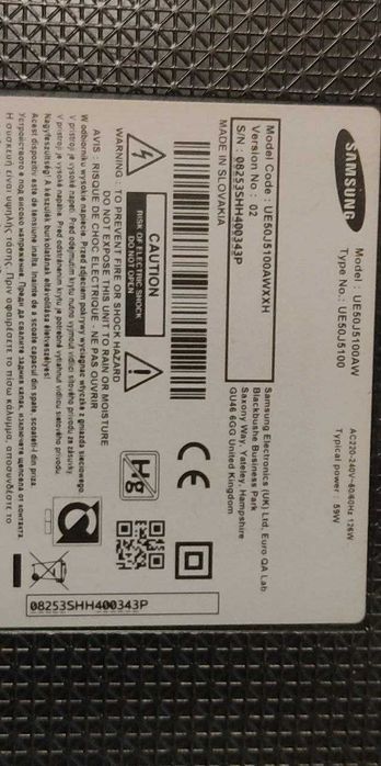 Продається плата main BN94-08119R телевiзор Samsung UE50J5100