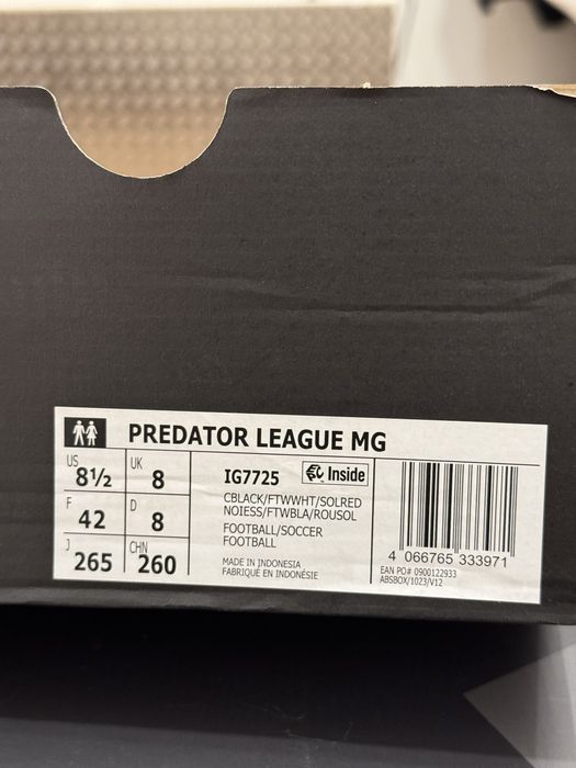 Chuteiras Adidas Predator League MG tam.42