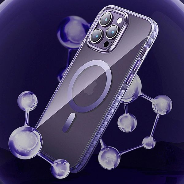 Kingxbar PQY Ice Crystal Series magnetyczne etui iPhone 14 Plus MagSaf