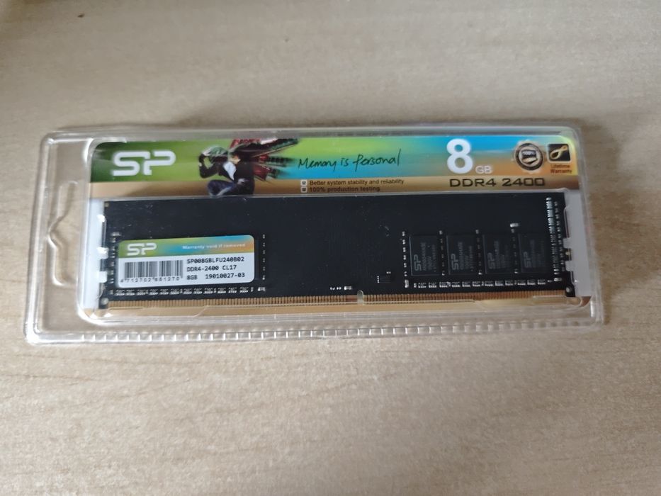 Ram ddr4 8gb 2400 mhz cl17 silicon power