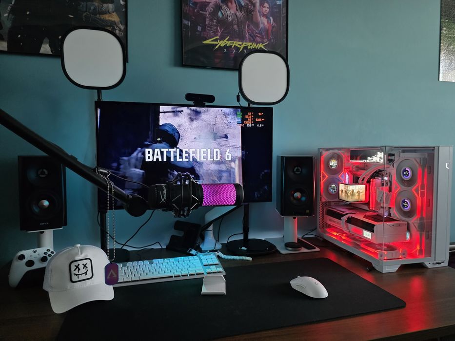 Komputer do streaming stanowisko