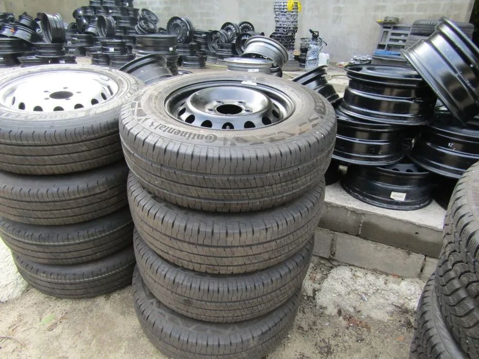 4x NOWE Felgi Koła 16 Renault Master III Opel Movano II 6,5 j 5x130 ET66 + Opony 225/65 16C 16 C