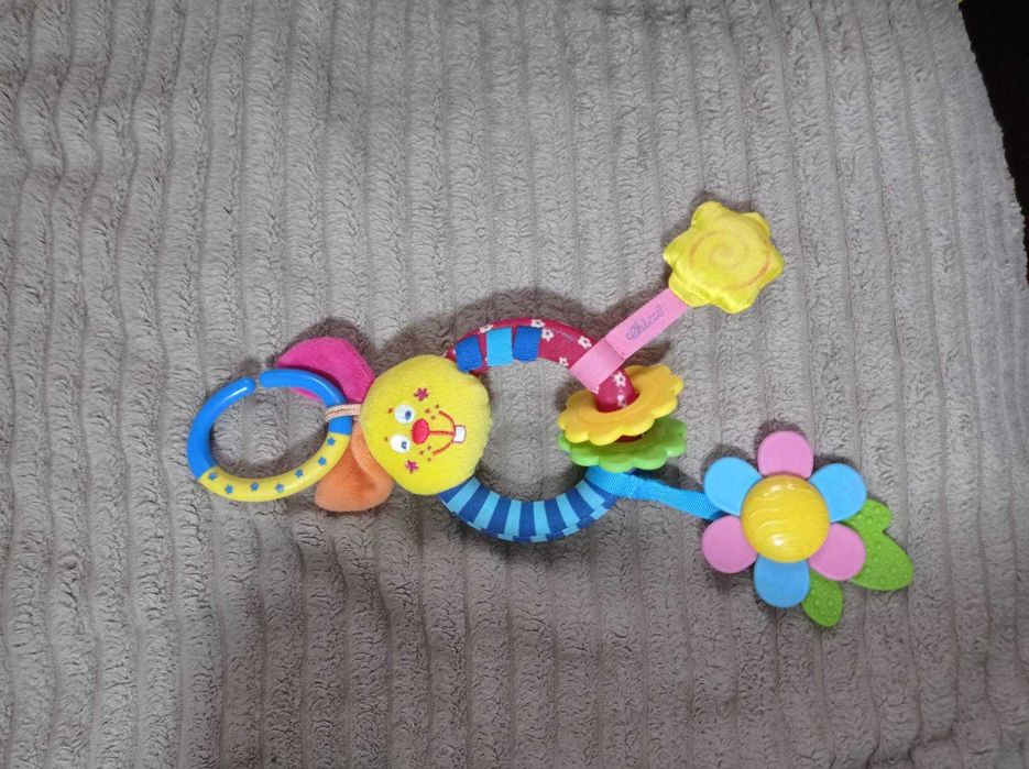 Chicco мягкая погремушка грызунок подвеска на кроватку коляску люльку