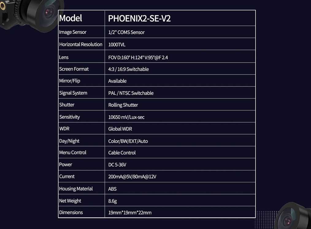 Новая FPV камера "RunCam Phoenix 2 SE V2 Special Edition"