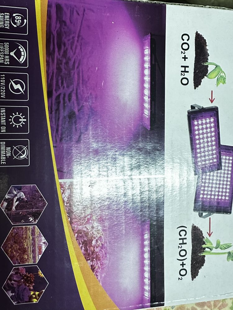 Lampadas led ultravioleta para estifa ou animais.