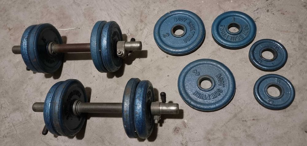 Cięźarki 8 kg + 2 gryfy