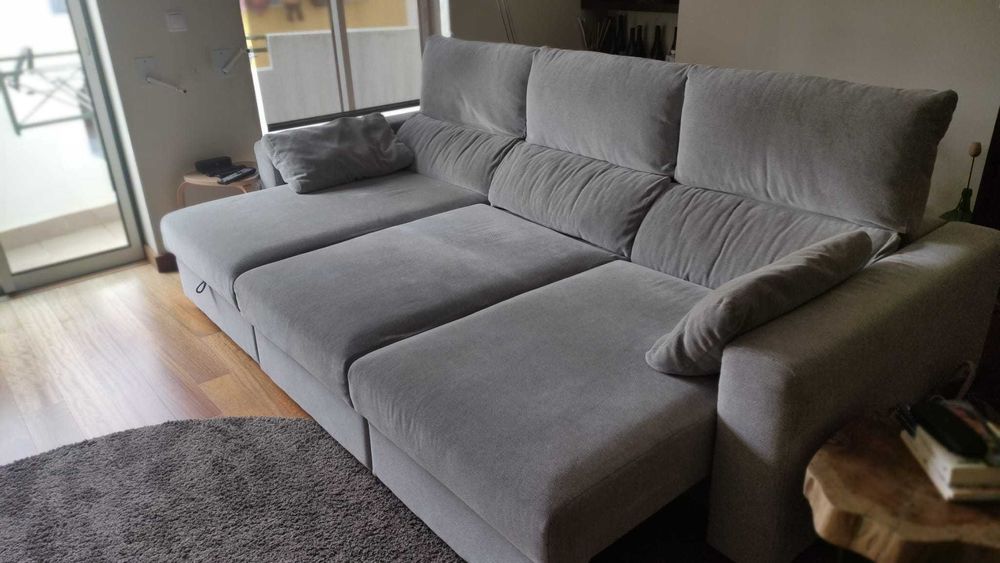 Sofá 3 lugares IKEA ESKILSTUNA chaise longue