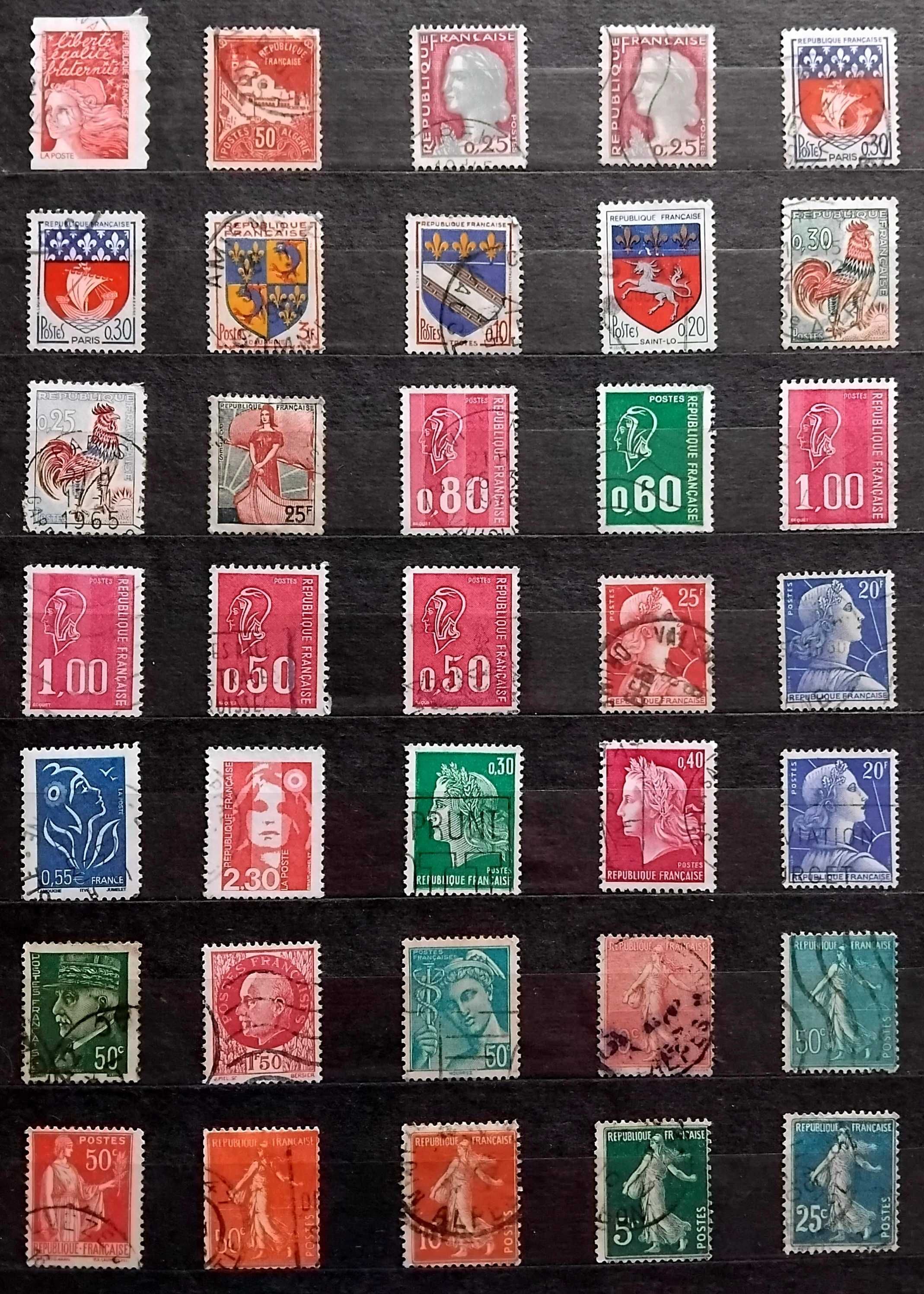 Znaczki Pocztowe Szwecja Anglia Francja Chiny Japonia 269 szt (304)
