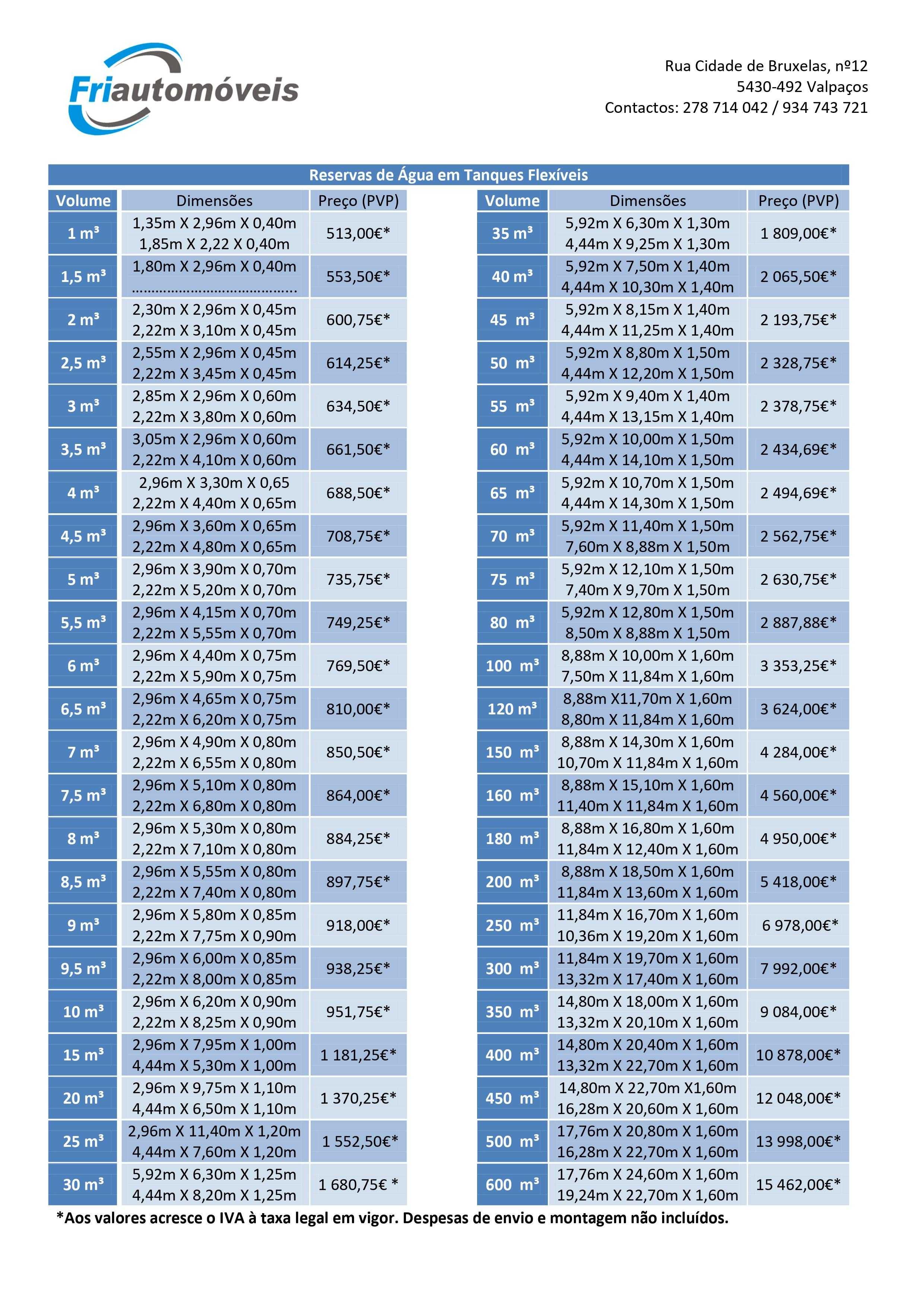 Deposito De Água Flexível 15000L