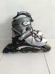 Rolki Spokey Silver regulowane 38-41 + pokrowiec plecak Ozier