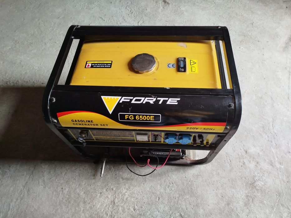 Бензиновий генератор 5/5.5 кВт Forte FG6500E.