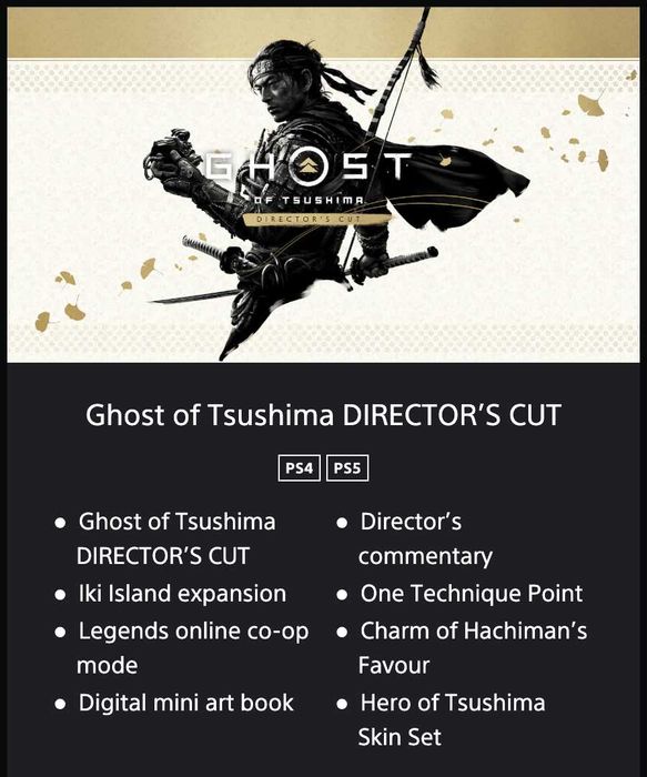 Ghost of Yōtei PS5 Акаунт Deluxe Edition Tsushima Director's Cut