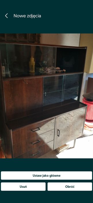 Szafka, witryna, kredens PRL