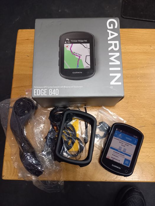 Licznik Garmin EDGE 840 komputer komplet akc. Gwr do 06.2026 + dodatki