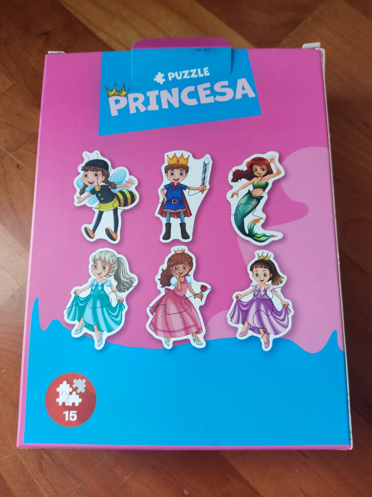 6 puzzles princesas +18 meses