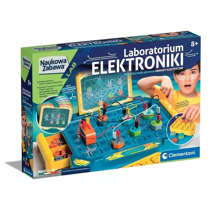 Naukowa zabawa. Laboratorium elektroniki. Clementoni