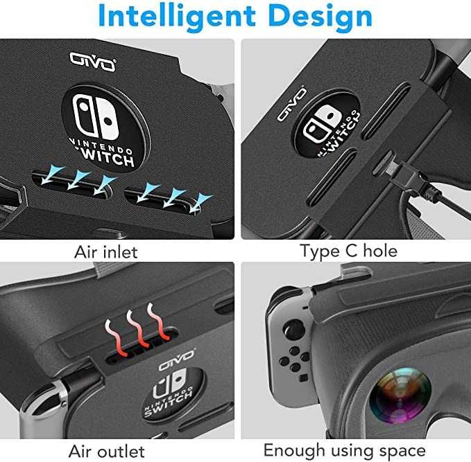 OIVO Okulary VR na Switch, 3D VR Okulary Wirtualnej Rzeczywistości