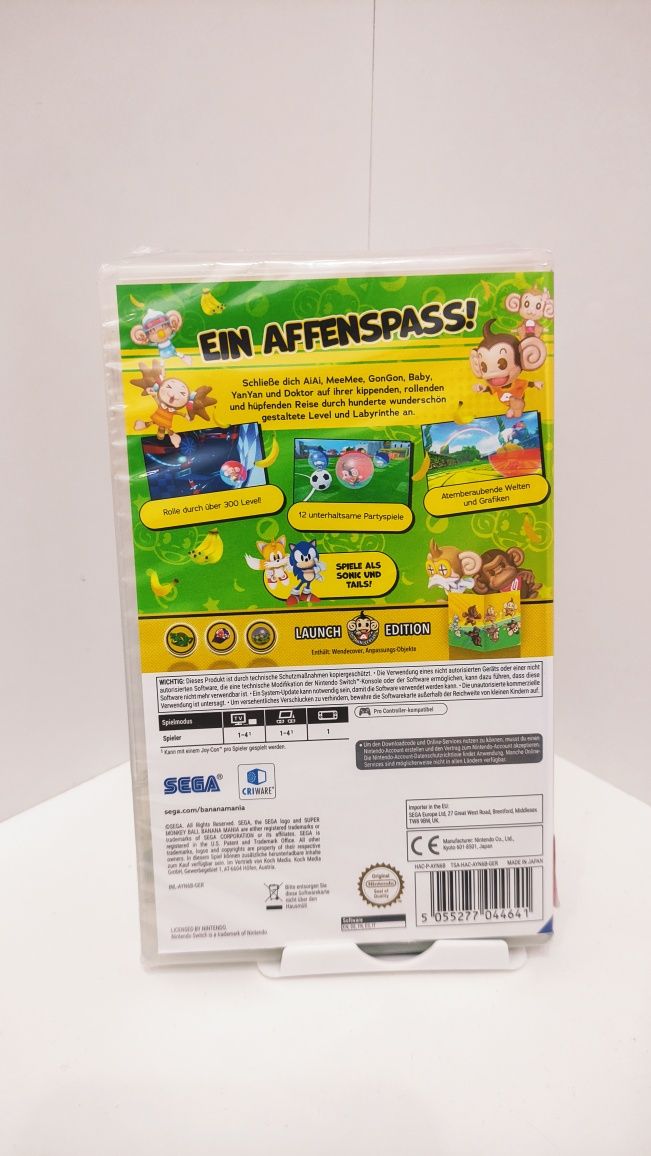 Super Monkey Ball Nintendo Switch Kartridż