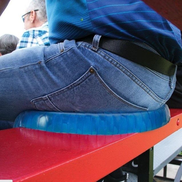 Ортопедична подушка для розвантаження хребта колекція Egg Sitter | гел