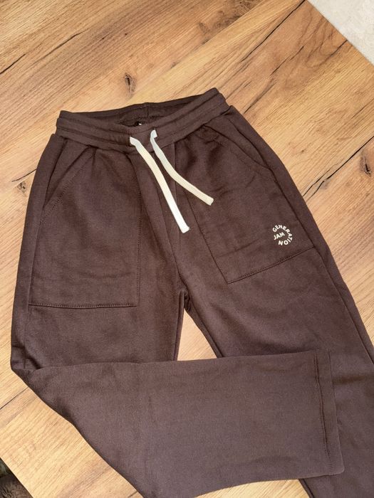 Шоколадні (коричневі) теплі штани на флісі