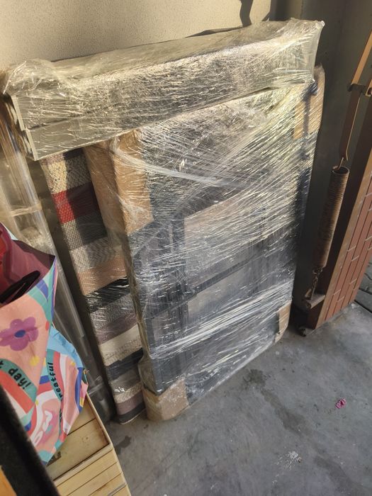 Mesa de jantar extensível de vidro temperado