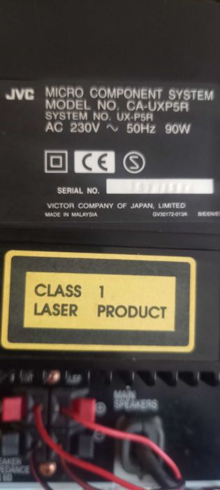 Wieża JVC model CA-UXP5R Japońska
